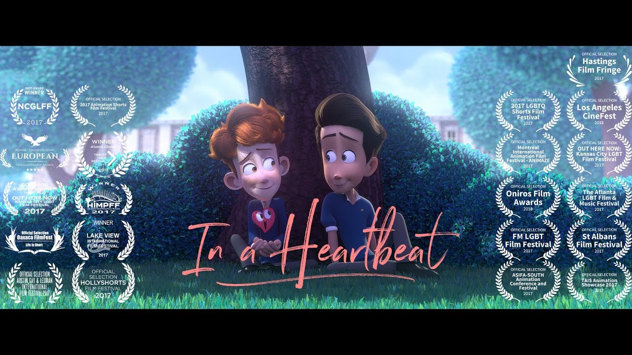 Gay-Porn-Pic: In a Heartbeat – Gay Animated Short Film - 1